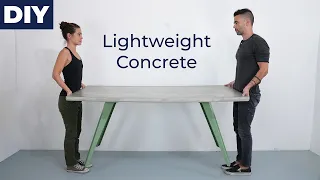 How to Make a Lightweight Concrete Table