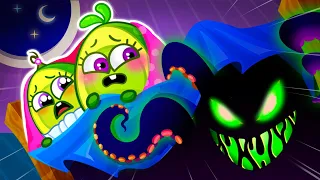 I'm So Scared 😱 Monsters Under the Bed Song 🛌😨 || VocaVoca Karaoke🥑🎶