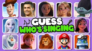 Guess who's singing ? Disney Song Quiz Challenge | Snow White, Moana, Elsa, Rapunzel, Mirabel #5