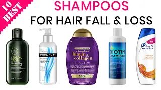 10 Best Shampoos for Hair Fall | Top Shampoo for Hair Loss, Hair Growth, Thinning Hair, and Dandruff