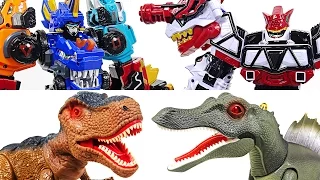 The best combination! DinoCore 2 and Dino Charge Brave! Defeat dinosaurs together! - DuDuPopTOY