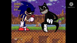 cartoon cat vs sonic exe fnf