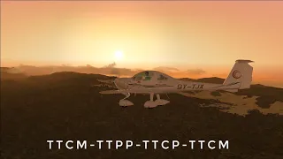 Diamond DA-20 | Camden to Robinson (Trinidad and Tobago) | FSX Live | VATSIM