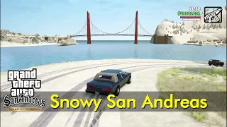 Snowy San Andreas Road Trip | GTA: San Andreas - Definitive Edition