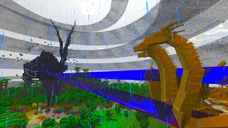 Cracker's Wither Storm Ghidorah in Minecraft PE MMCRAFT TV