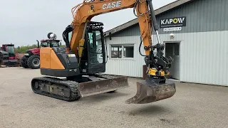 Case CX 85D + Engcon - Kapow online Auctions