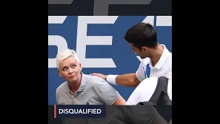 Djokovic disqualified from US Open after hitting judge with ball