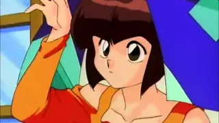 Akane puts the eggs in the microwave / Ranma becomes a boy in front of his mother!