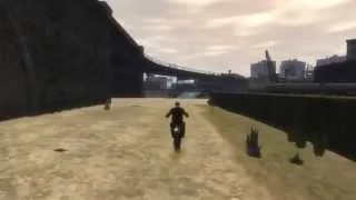 GTA IV Motocross FreeStyle escape from cops FAIL & WIN