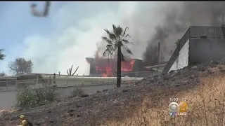 Several San Bernardino Homeowners Return To Find Residences Destroyed In Fire