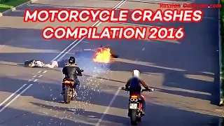 Motorcycle Crash Compilation 2016 (Part 3)