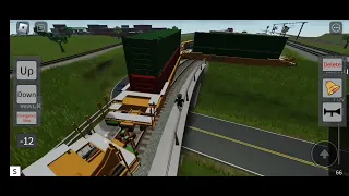 Roblox Train derailment