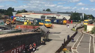 My trip to Crewe heritage centre (03/08/2022) (featuring TPE 68+mk5A, 390121 and Colas 56078)