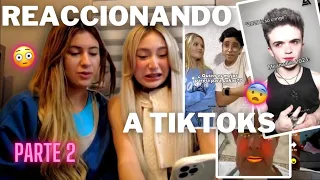 REACCIONANDO A TIKTOKS PARTE 2😨😂 | Hermanas JM