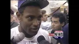 Chicago Cubs 1998 National League Wild Card tie-breaker post-game celebration