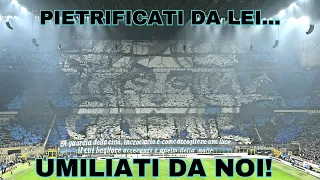 INTER - JUVE 1 a 0 - CN69 IN ACTION - LA COREOGRAFIA - PIETRIFICATI DA LEI...UMILIATI DA NOI!