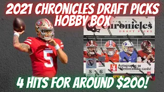 2021 Chronicles Draft Picks Football Hobby Box. 4 Hits for around $200!