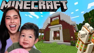 Animal Barn | Playing Minecraft w/ my 1 year old | Ep3