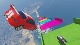 LA MEJOR MEGA RAMPA DEL MUNDO! LO HAGO INCREIBLE!! - GTA V ONLINE