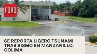 Sí hubo ligero tsunami tras sismo en Manzanillo, Colima: SMN - Las Noticias
