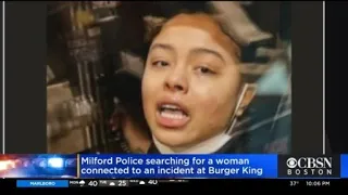 Woman Wanted For Assault, Vandalism At Milford Burger King