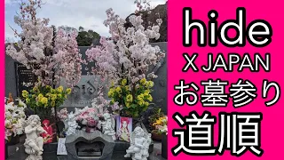 hide X JAPAN お墓参り　三浦霊園