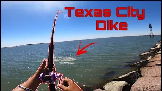 BEST way to catch BIG fish (Texas City Dike)
