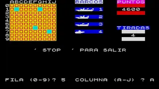 Barquitos ANOTHER BATTLESHIPS 1985 Grupo de Trabajo Software S A  SINCLAIR ZX SPECTRUM