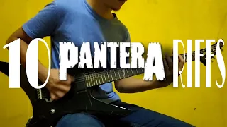 10 Pantera Riffs ( All in D )