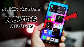 Finalmente - Ative Agora - Novos Widgets da MIUI 13 no seu XIAOMI - Relógio - Bateria sem Root