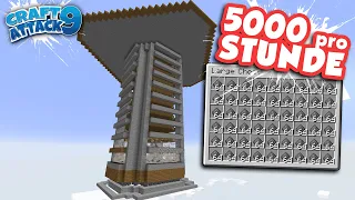 XXL Creeper Farm mit @StegiTrash! 5000 pro Stunde - CraftAttack 9! #12