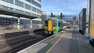 Southern Class 377 Electrostar departing Southampton Central