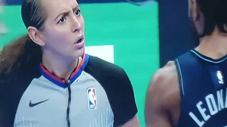 ASHLEY MOYER GLEICH RARE Female NBA Referee Moments