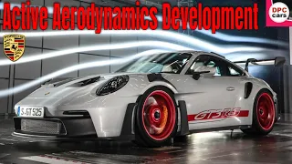 New 2023 Porsche 911 GT3 RS Active Aerodynamics Development