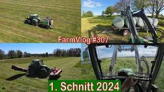 Farmvlog #307: 1. Schnitt 2024 | Raps mulchen