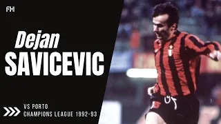 Dejan Savicevic ● Skills ● AC Milan 1:0 Porto ● Champions League 1992-93