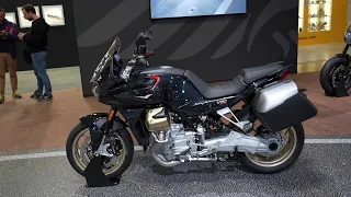 MOTO GUZZI 2024 V100 motorcycle at EICMA Italy