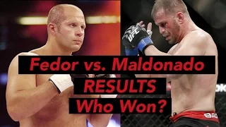 Fedor Emelianenko vs Fabio Maldonado Results