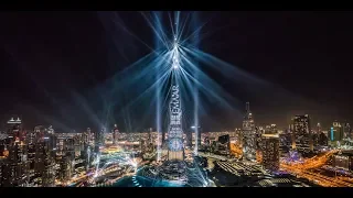 Burj Khalifa Dubai Light Up 2018 - Multimedia show by AO Creative - Short version