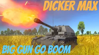 4K UHD-War Thunder Tanks-Dicker Max-Giant Sniper-Gameplay, Tips, and Brief History