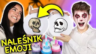 PANCAKE ART EMOJI CHALLENGE! 🎃😱 | Dominik Rupiński & Lexy Chaplin