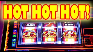 THIS SLOT MACHINE WAS HOT HOT HOT!