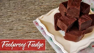 Foolproof Fudge  *No candy therm. required!*