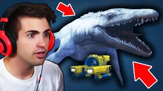 Encontré a la criatura más grande del océano !! ** DINOSAURIO PREHISTÓRICO ** - GTA 5 MODS