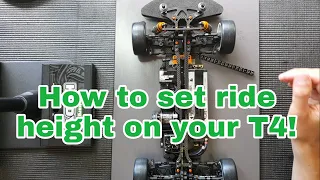 How to set the ride height on your T4!