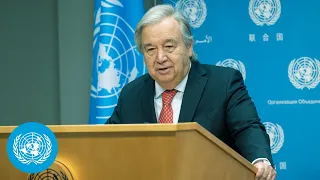 UN Chief's Press Conference | United Nations