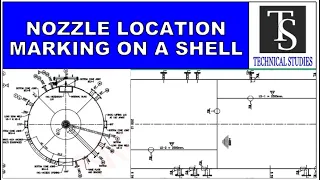 TANK, VESSEL, NOZZLE LOCATION MARKING. TUTORIAL FOR BEGINNERS.