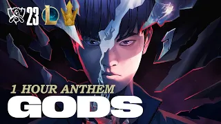 [1 HOUR] GODS ft. NewJeans 뉴진스 Official Music Video | Worlds 2023 Anthem | League of Legends