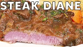 Classic Steak Diane | Chef Jean-Pierre