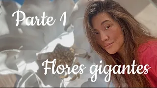 Flores gigantes modelado y detalles parte 1